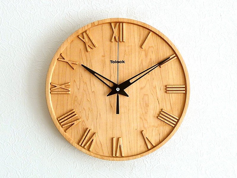 Rome always classic Roman numerals - Clocks - Wood 