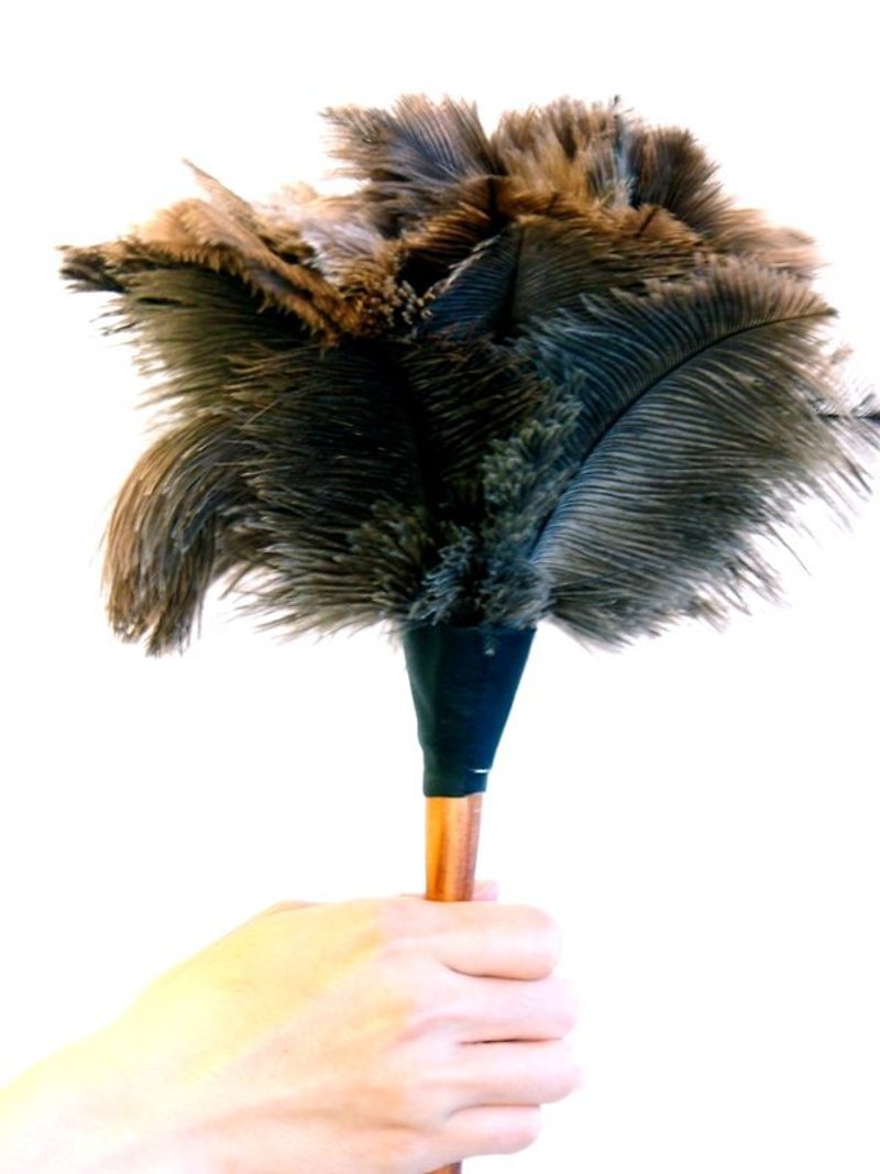 REDECKER ostrich hair brush s 35cm - อื่นๆ - วัสดุอื่นๆ สีดำ