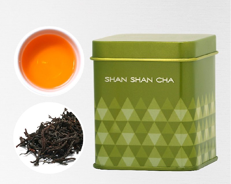 【シャンシャンライ茶】自然農法 日月湖紅玉茶 (30g/缶) - お茶 - 寄せ植え・花 レッド