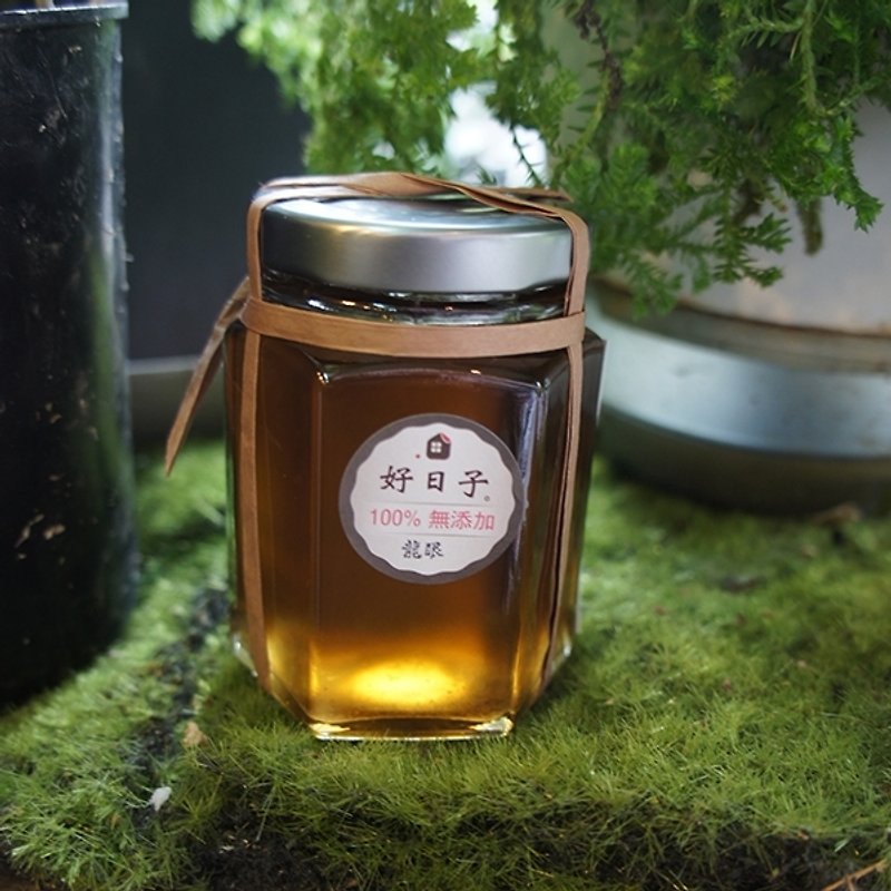 Good day) a glass of honey water: 100% natural honey_longan - น้ำผึ้ง - อาหารสด สีส้ม