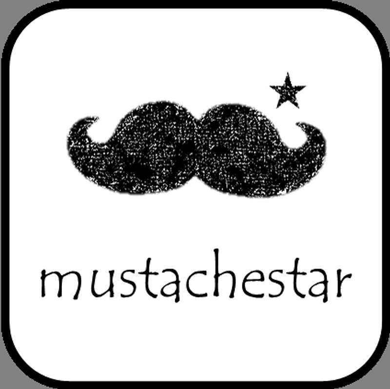 翹鬍子小星星-mustachestar - อื่นๆ - วัสดุอื่นๆ 