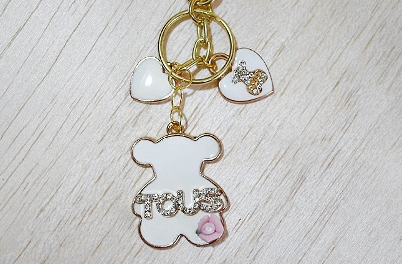 Alloy X key ring / / hanging <Bear> =>Limited X1 - Keychains - Other Metals Yellow
