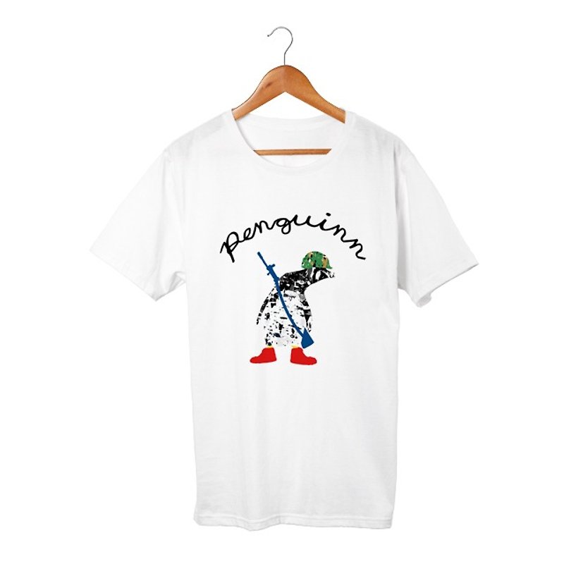 Army Penguin T-shirt - 中性衛衣/T 恤 - 其他材質 