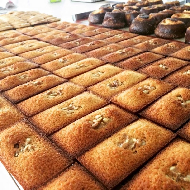 法式手工甜點心 蜂蜜核桃費南雪 Honey walnut financier ☆ 一份4個 - 蛋糕/甜點 - 新鮮食材 咖啡色