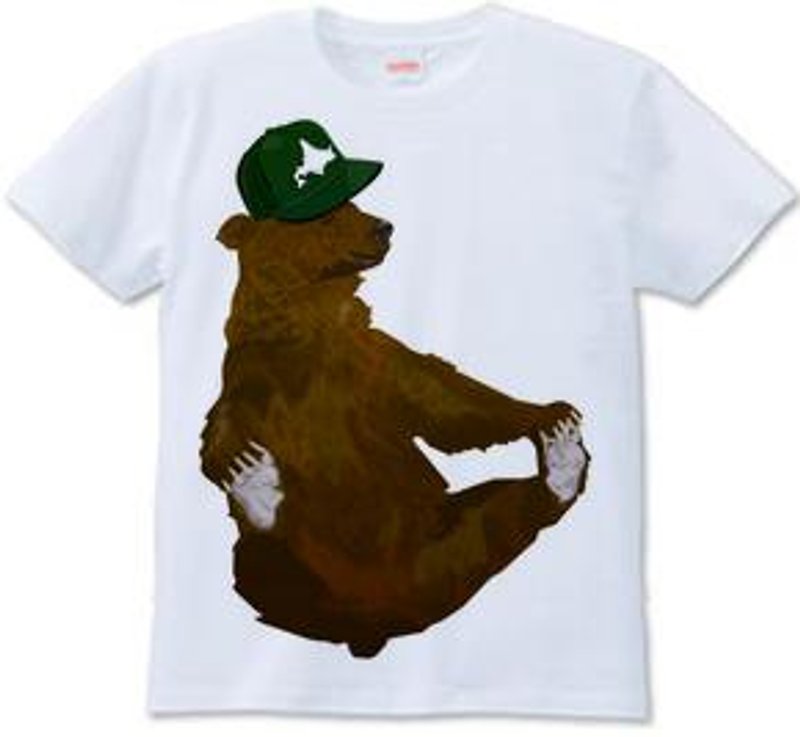 Hokkaido and brown bear (6.2oz) - เสื้อยืดผู้ชาย - วัสดุอื่นๆ 