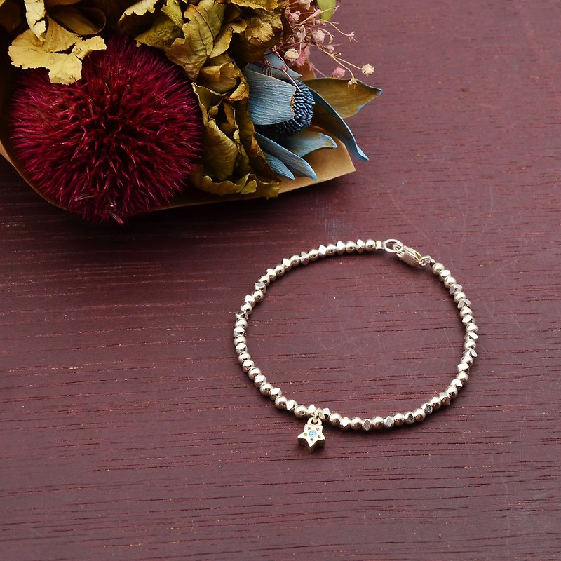 Galaxy lost | 925 sterling silver bracelet - Bracelets - Other Metals White