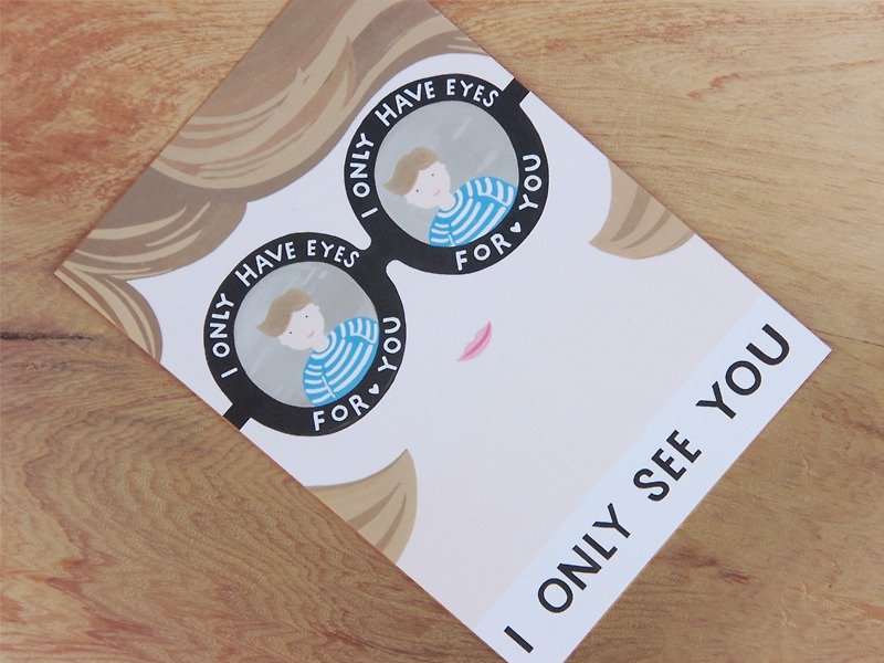 Chienchien - I ONLY SEE YOU! - Collection 01 Postcard / Card - Cards & Postcards - Paper 