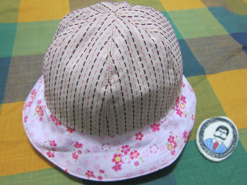 【Huarongyue Hat】Sakurako (double-sided can be worn) - Hats & Caps - Other Materials Multicolor