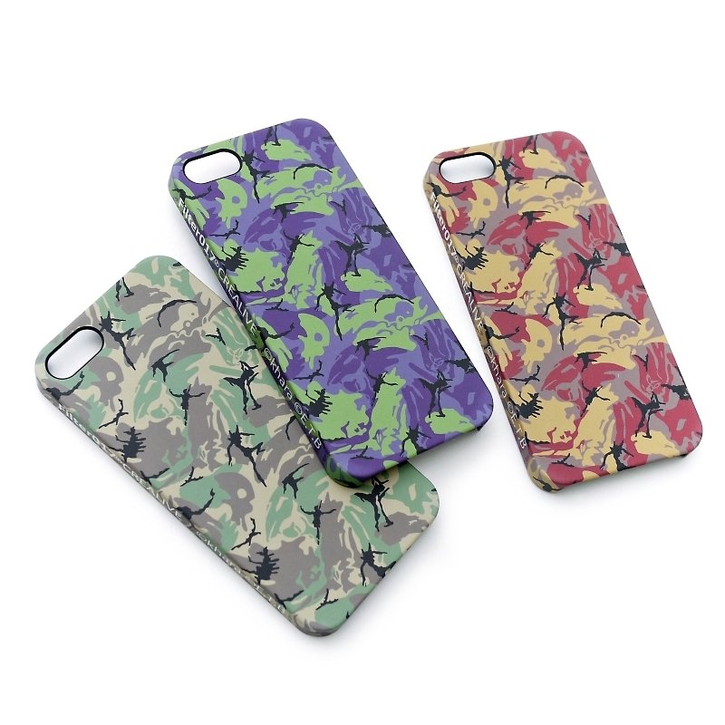 Filter017 X Evangelion Phone Case - EVA Camo iPhone 5S Case - Phone Cases - Plastic 
