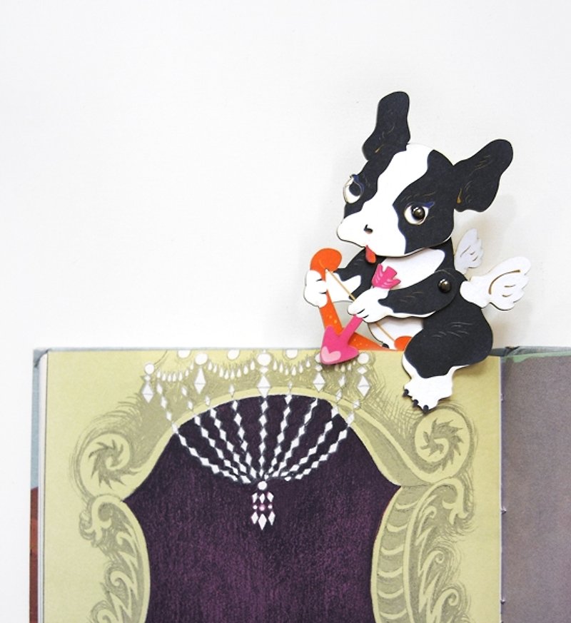 Eros Q than dogs. Bookmark gift cards. - Cards & Postcards - Paper Black