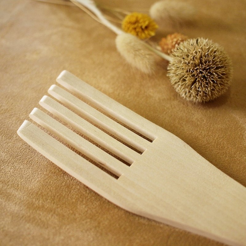 Finland VJ Wooden handmade wooden spatula fork shovel - เครื่องครัว - ไม้ 