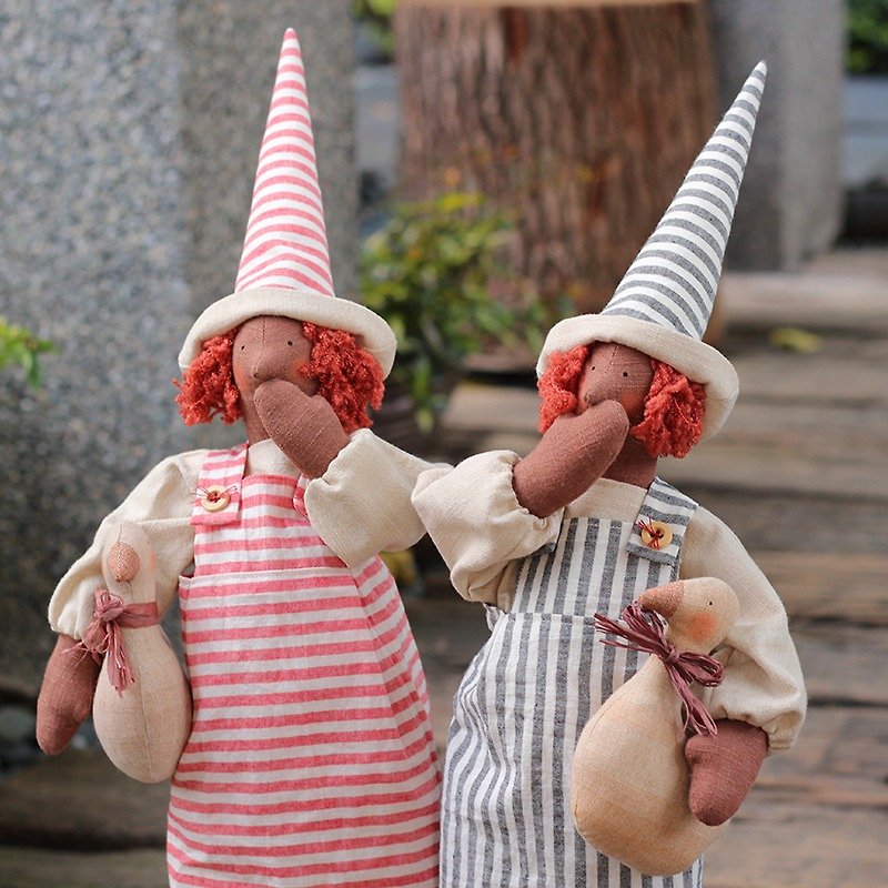 Rustic Style Good Witch Rafi and Mo Keli doll hand as a material package - Other - Other Materials Pink