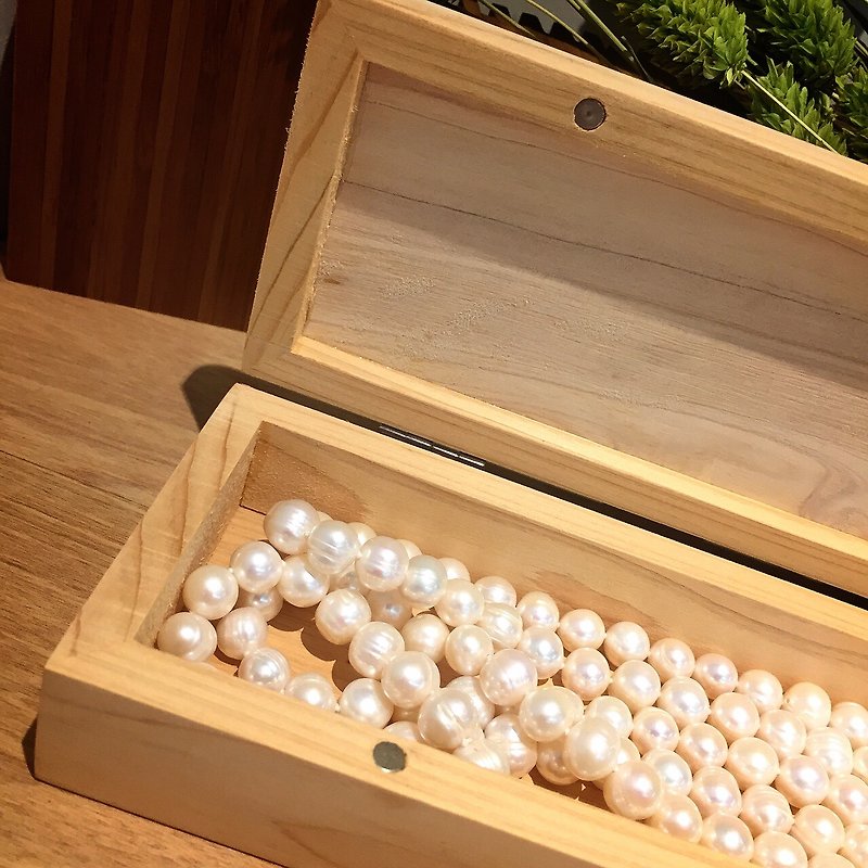台灣老檜木置物盒 - ペンケース・筆箱 - 木製 