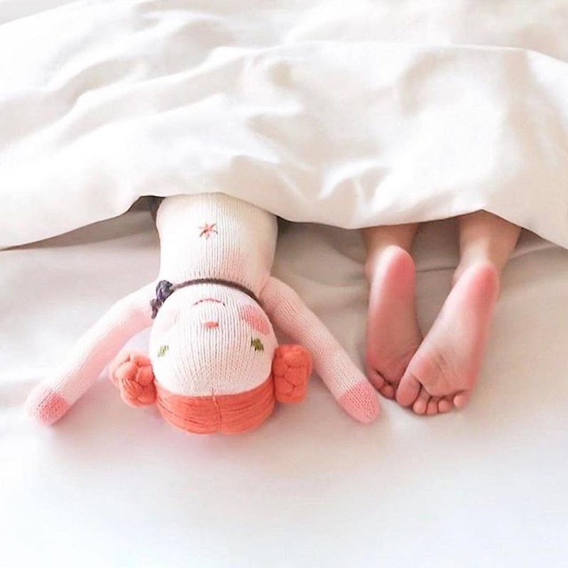 美國 Blabla Kids | 純棉針織娃娃(小隻) - 芭蕾女孩 B21052070 - 嬰幼兒玩具/毛公仔 - 棉．麻 粉紅色