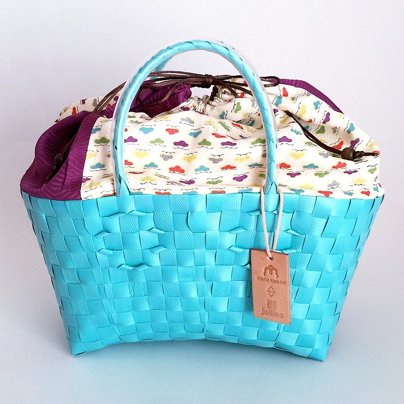 Plabag with Kimono - light blue - Handbags & Totes - Waterproof Material Blue