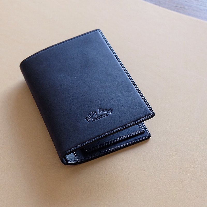 Mildy Hands-PC01-Passport Case - Passport Holders & Cases - Genuine Leather Black