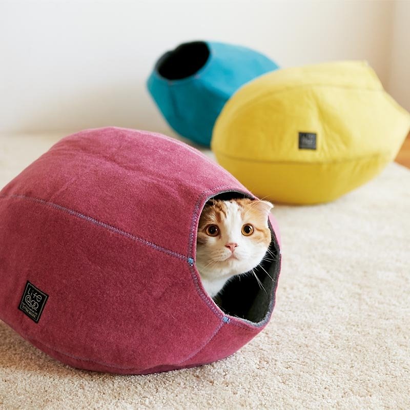 Lifeapp  寵愛貓窩 (馬拉加紅) - 寵物床 - 其他材質 紅色