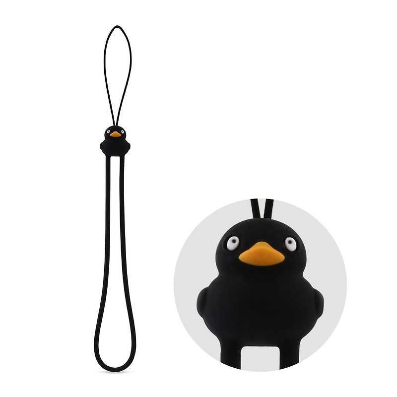 Black Duck Duck Strap sling - กล้อง - ซิลิคอน สีดำ