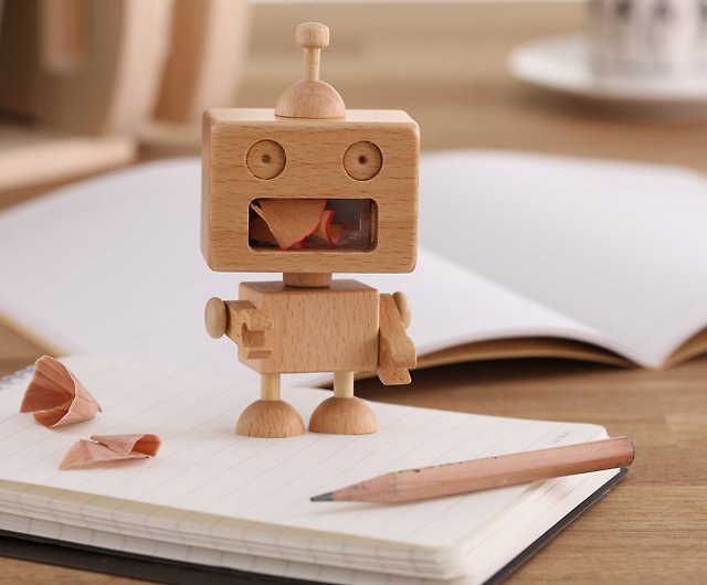 It's a robot! No, it's a pencil sharpener!
