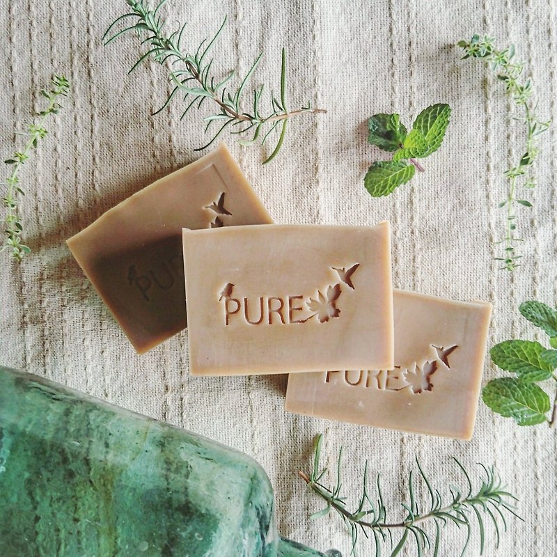 Pure純粹手工皂-神奇香草皂(艾草,抹草) - 肥皂/手工皂 - 植物．花 綠色