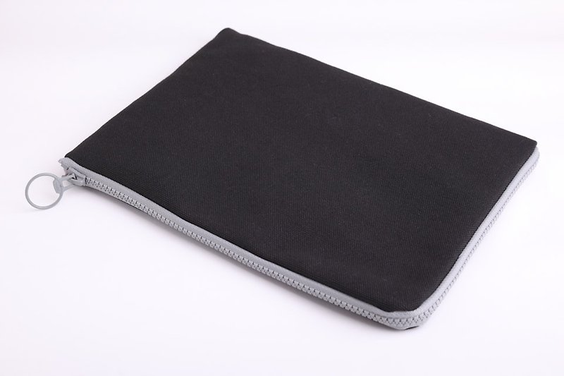 ipad袋中袋 - 平板/電腦保護殼 - 棉．麻 黑色