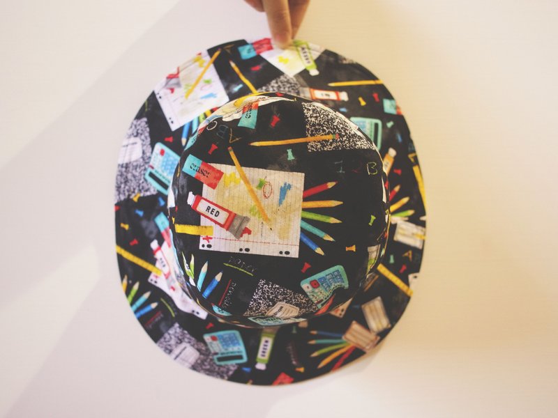 A MERRY HEART ♥ Wen Qing Stationery Sets - หมวก - วัสดุอื่นๆ สีดำ