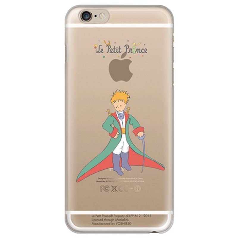 Little Prince classic license-TPU phone case - [gentle judge] <iPhone/Samsung/HTC/ASUS/Sony/LG/小米/OPPO> AA0AA02 - เคส/ซองมือถือ - ซิลิคอน สีแดง