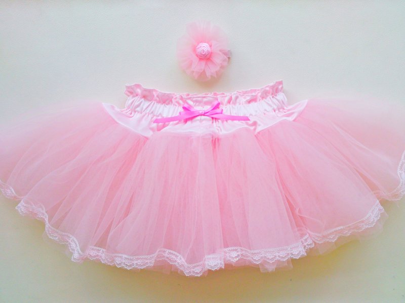 Oops! tutu【Birthday Gift Box 2 Pieces Set-My Little Butterfly△Peach Rose】 - Other - Other Materials Pink