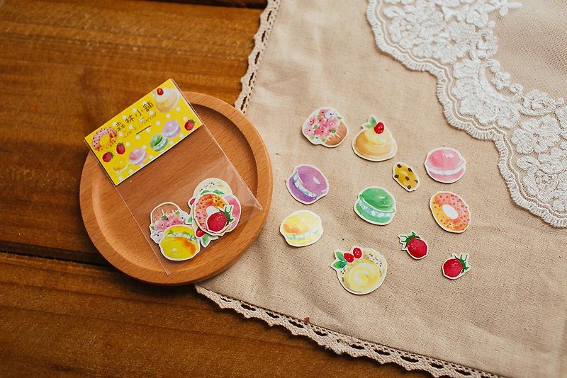 *Zoe's forest*Forest Candy House Sticker - Stickers - Other Materials Yellow