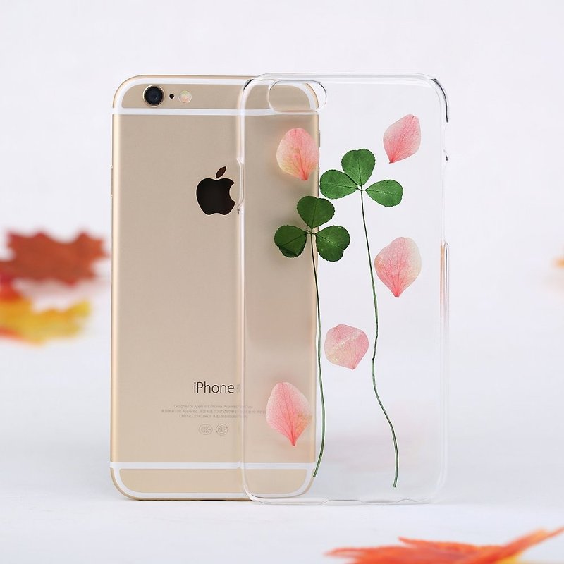 Handmade Pressed Flower Phone Case for iPhone & Samsung - เคส/ซองมือถือ - พืช/ดอกไม้ หลากหลายสี