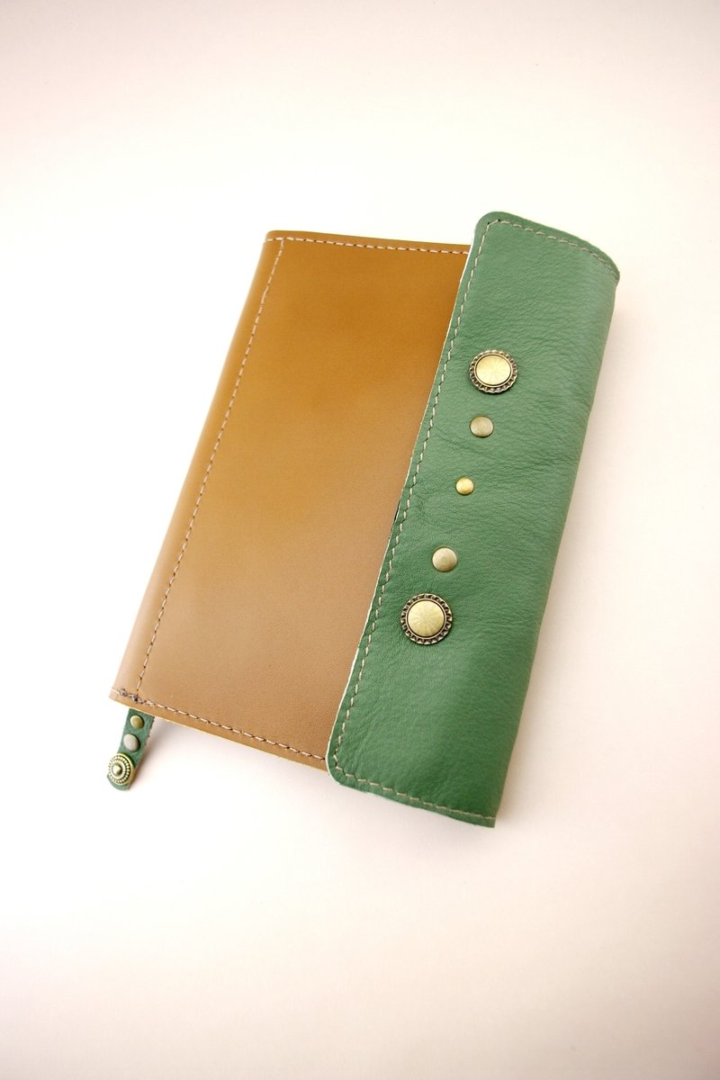 不藏私。A6活頁。筆記本 - 筆記本/手帳 - 真皮 咖啡色