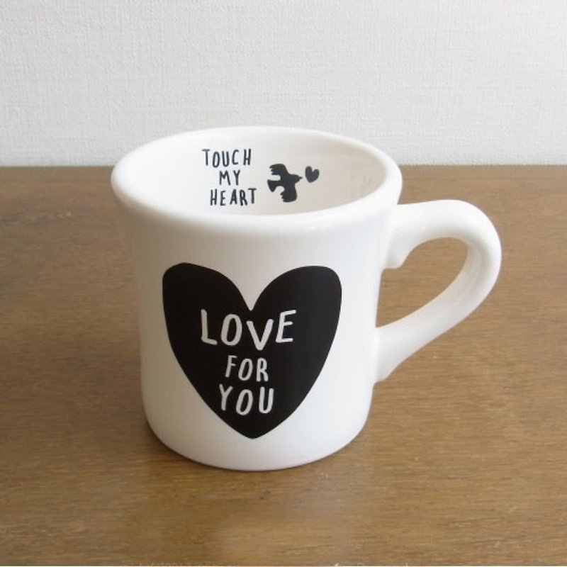 Bisque- expression girl home :: Japanese mug - Love / Lovers - Mugs - Glass White