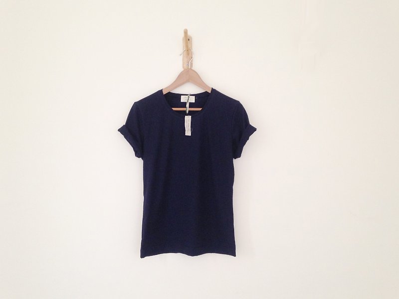 RH clothes / Summer Classic brand wide T-shirt / Joe Green (sold out) - เสื้อยืดผู้หญิง - วัสดุอื่นๆ สีน้ำเงิน