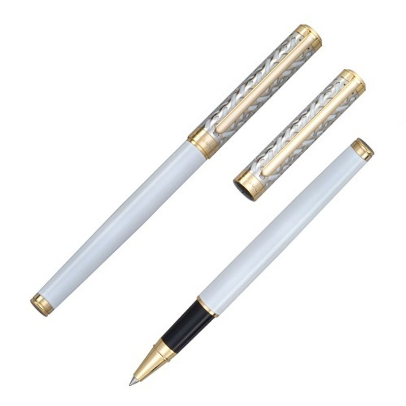 Creator Creator series (gift lettering) / pearl white ballpoint pen - ไส้ปากกาโรลเลอร์บอล - โลหะ ขาว