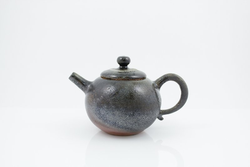 Firewood round bead teapot - Teapots & Teacups - Pottery Multicolor