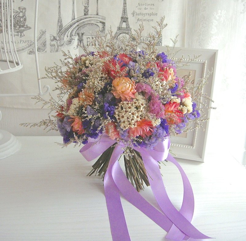 Masako bouquets dry bouquet bouquets can be disassembled into 6 small bouquets - ตกแต่งต้นไม้ - พืช/ดอกไม้ 