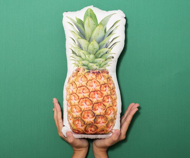 Giant pineapple outlet pillow