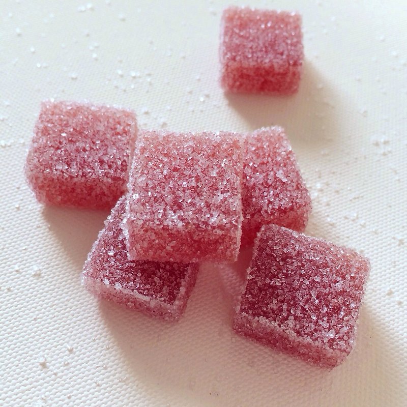 草莓法式軟糖 - 零食/點心 - 新鮮食材 紅色