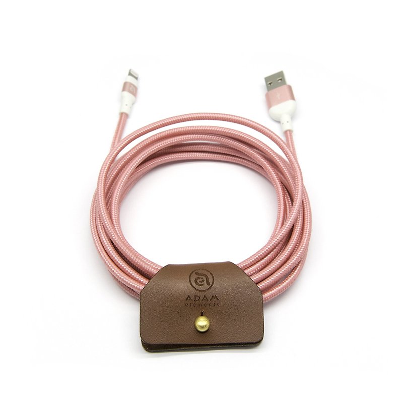 [Welfare goods] PeAk metal braided wire 3M Rose Gold 4714781444934 - Chargers & Cables - Other Metals Pink