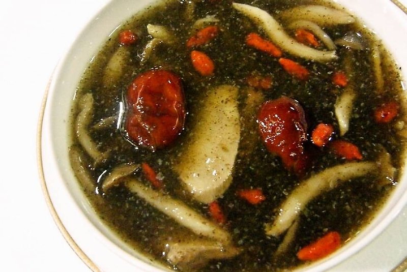 Black fungus and fresh mushroom soup│Vegan soup, nourishing and delicious - เครื่องปรุงรสสำเร็จรูป - อาหารสด 