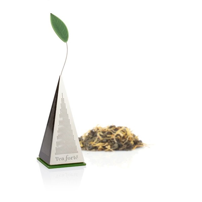 Tea Forte Pyramid Tea Bag Metal Tea Filter - Teapots & Teacups - Stainless Steel 