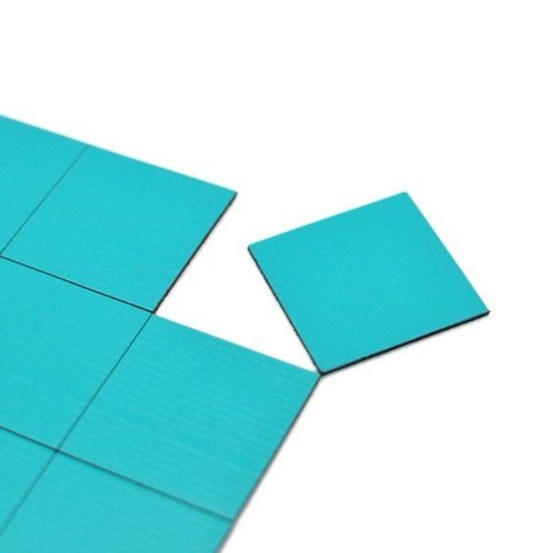 ３＋磁鐵（拼貼）方塊　　　　　　　　　霓虹 ‧ 藍 - 磁石貼/磁鐵 - 壓克力 藍色