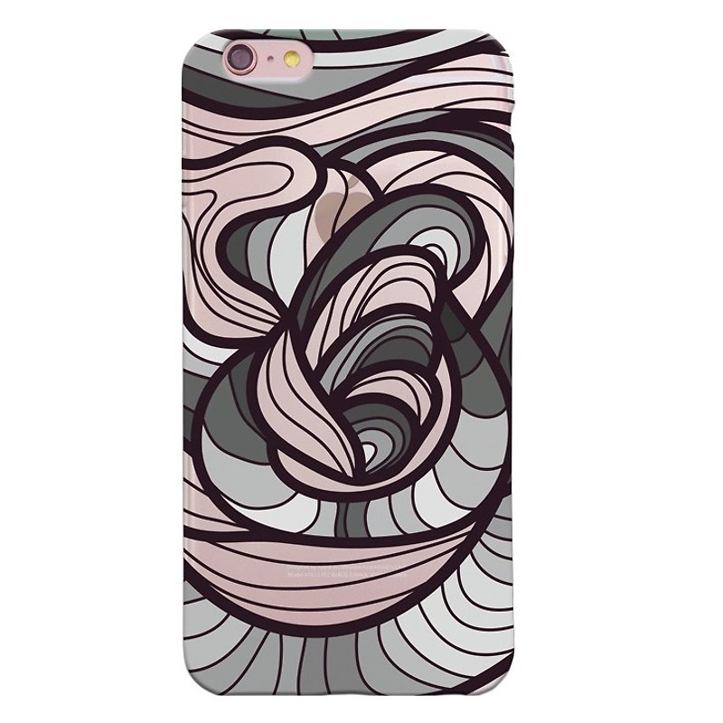 Reversal GO-365 good day series - [Time Spiral] -TPU Phone Case "iPhone / Samsung / HTC / LG / Sony / millet" - Phone Cases - Silicone Black