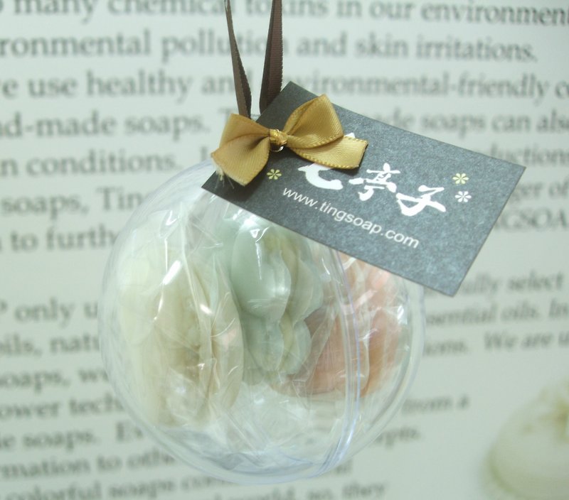 Maccaron handmade soap Christmas decoration / exchange gift / wedding small things / corporate gift / travel small soap - Body Wash - Plants & Flowers 