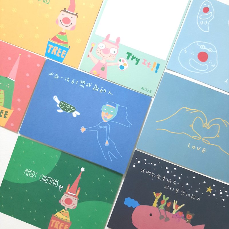|Postcards| Everyone wants to buy this home/Choose three for 100 yuan - Cards & Postcards - Paper Multicolor