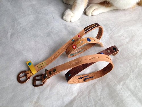 ❤ Newbridge leather bracelet one pair of lovers _ hand-dyed hand-stitched leather