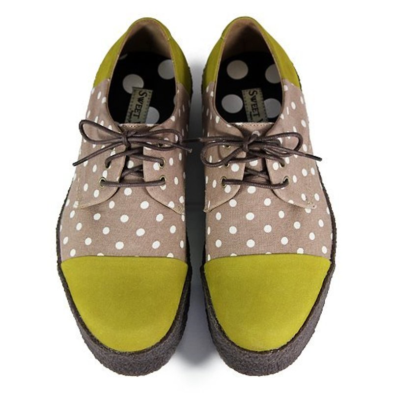Dot. com M1129 Cocoa - Women's Casual Shoes - Cotton & Hemp Khaki