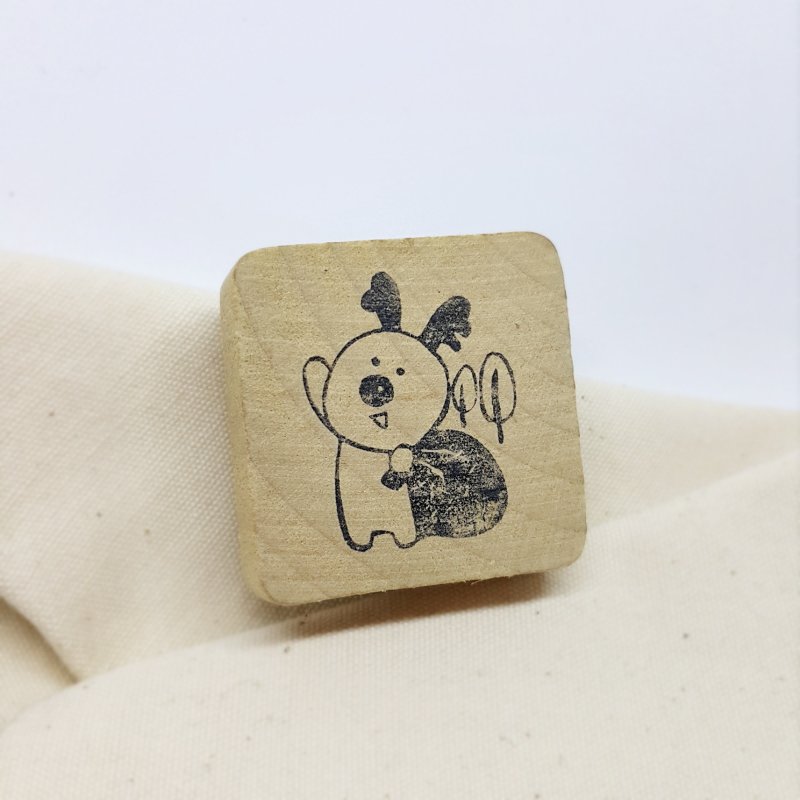 **聖誕印章**小鹿有禮 - 印章/印台 - 塑膠 