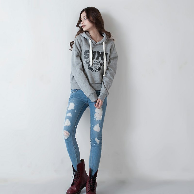 SUMI △ Eothenomys bristles shop cotton short-gray hat T ▽ 3AF060_ - Women's Sweaters - Other Materials Gray