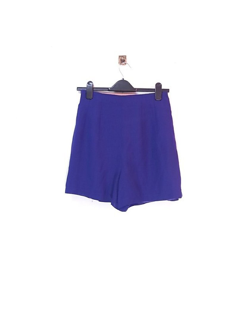 Purple skirt waist chiffon shorts vintage PdB - Women's Pants - Other Materials Purple